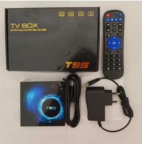 Box android T95 4 GB de RAM e 64 GB memória interna