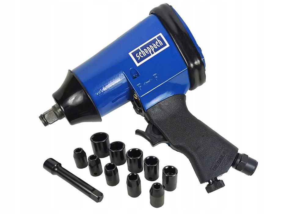 Scheppach Klucz pneumatyczny 1/2 do kół 10 nasadek