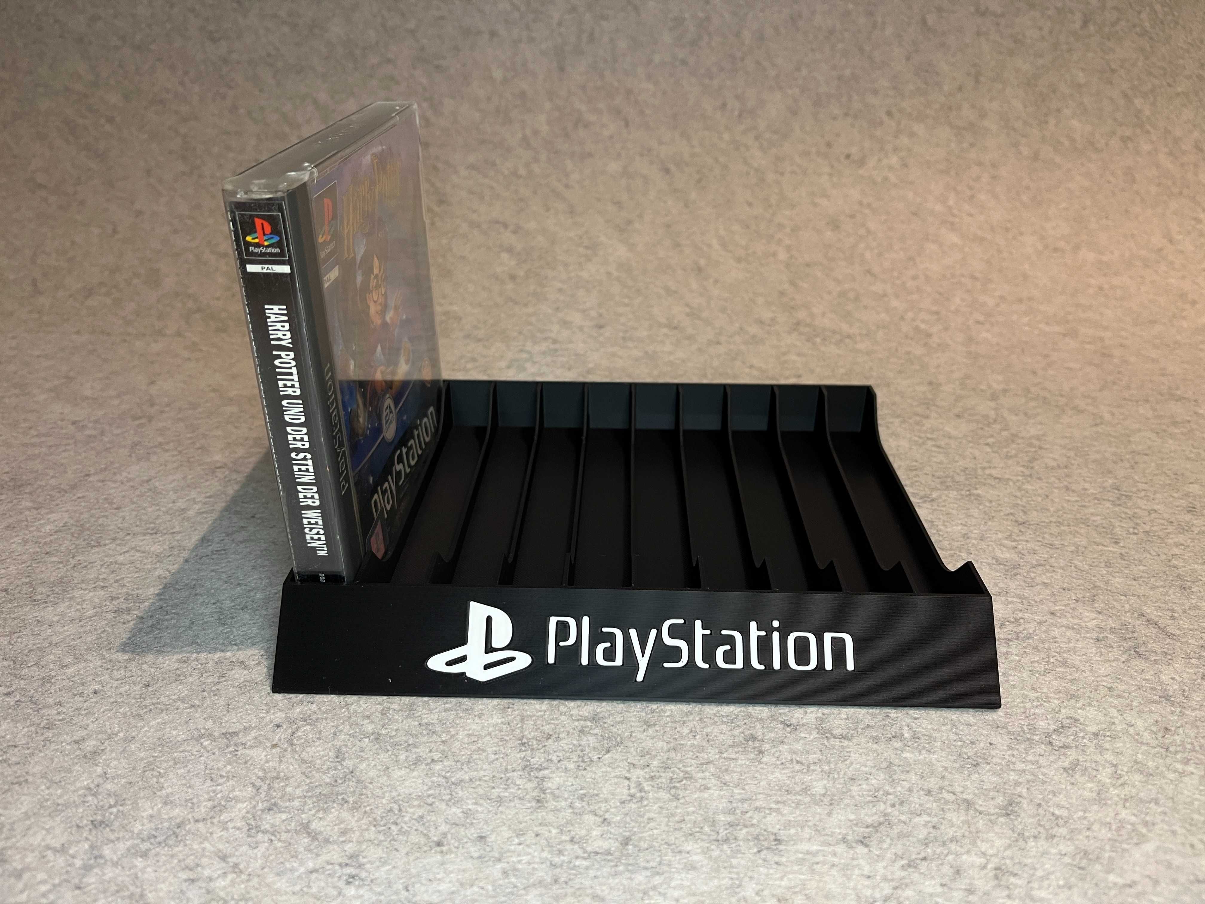 Stojak podstawka na 10 gier PlayStation 1 (PSone, PSX)