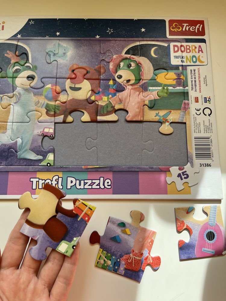 Puzzle Trefliki 15 elementów Trefl