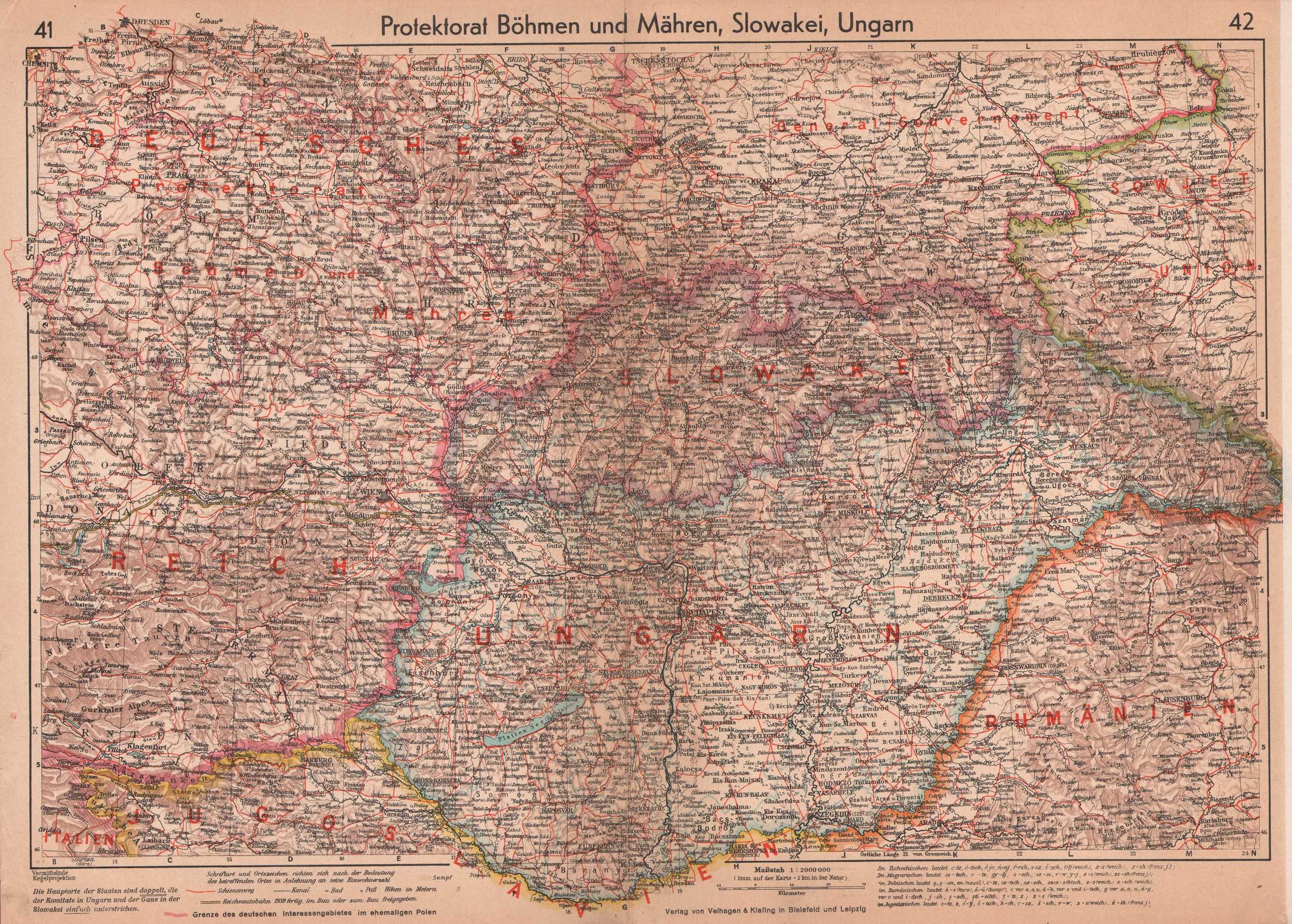 Protektorat Czech i Moraw Generalna Gubernia 1941 r. autentyk