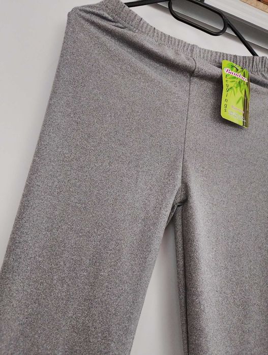 Szare leginsy klasyczne długie 44/46 2xl/3xl