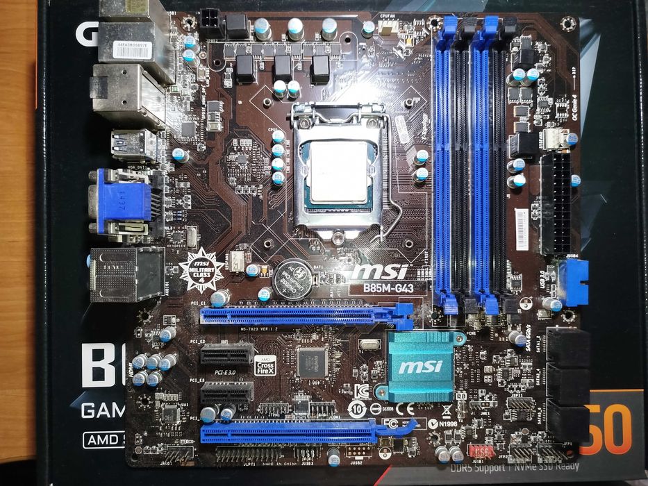 Zestaw: Płyta MSI B85M-G43 + Procesor Intel Core i7-4770 3.4GHz