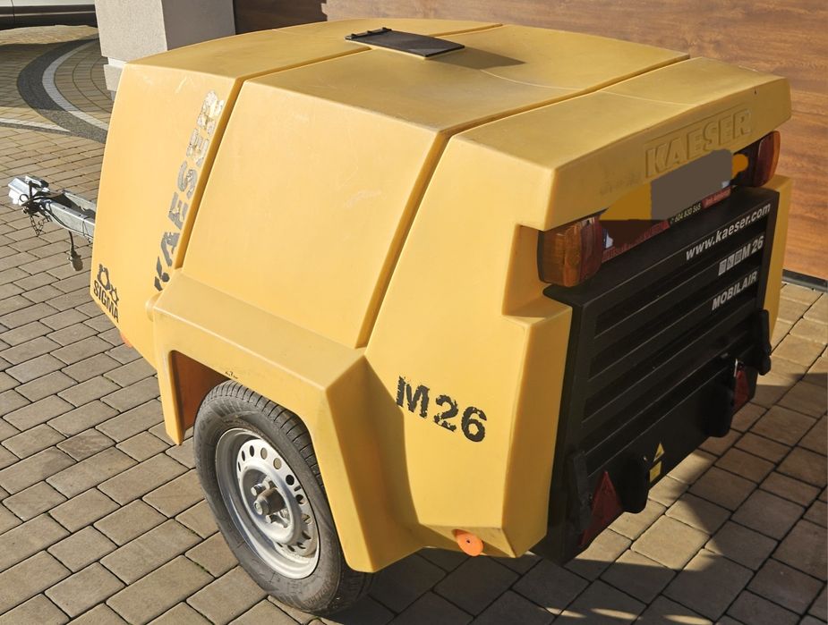 Kompresor Kaeser Mobilair M26 zarejetrowany