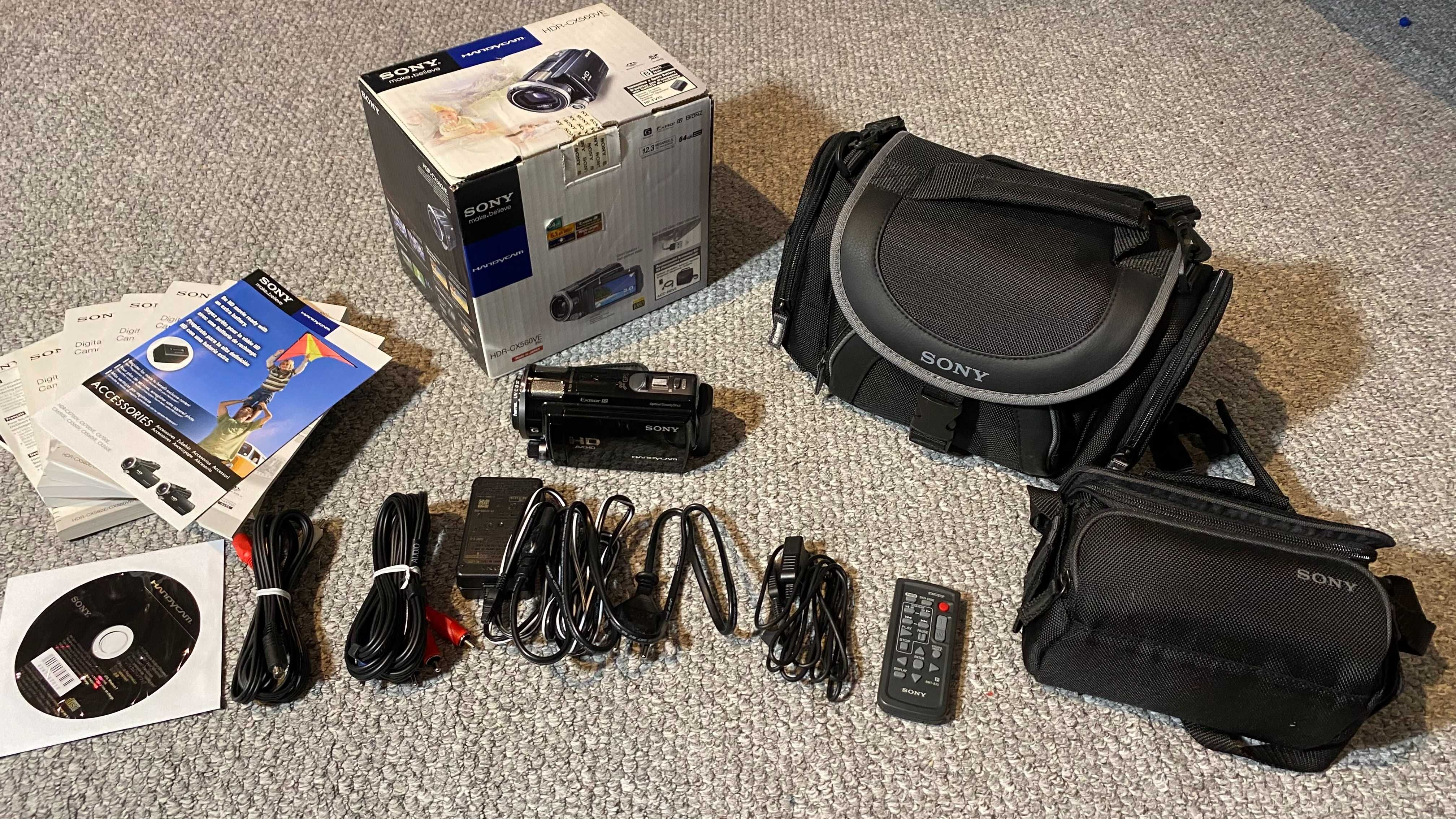 Kamera FullHD SONY HDR-CX560VE - używana - JAK NOWA