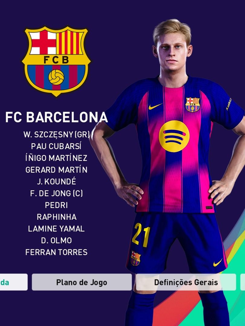 PES 2021/2020 - Atualização 2026 Temporada - Ps4/Ps5 - Pen Drive