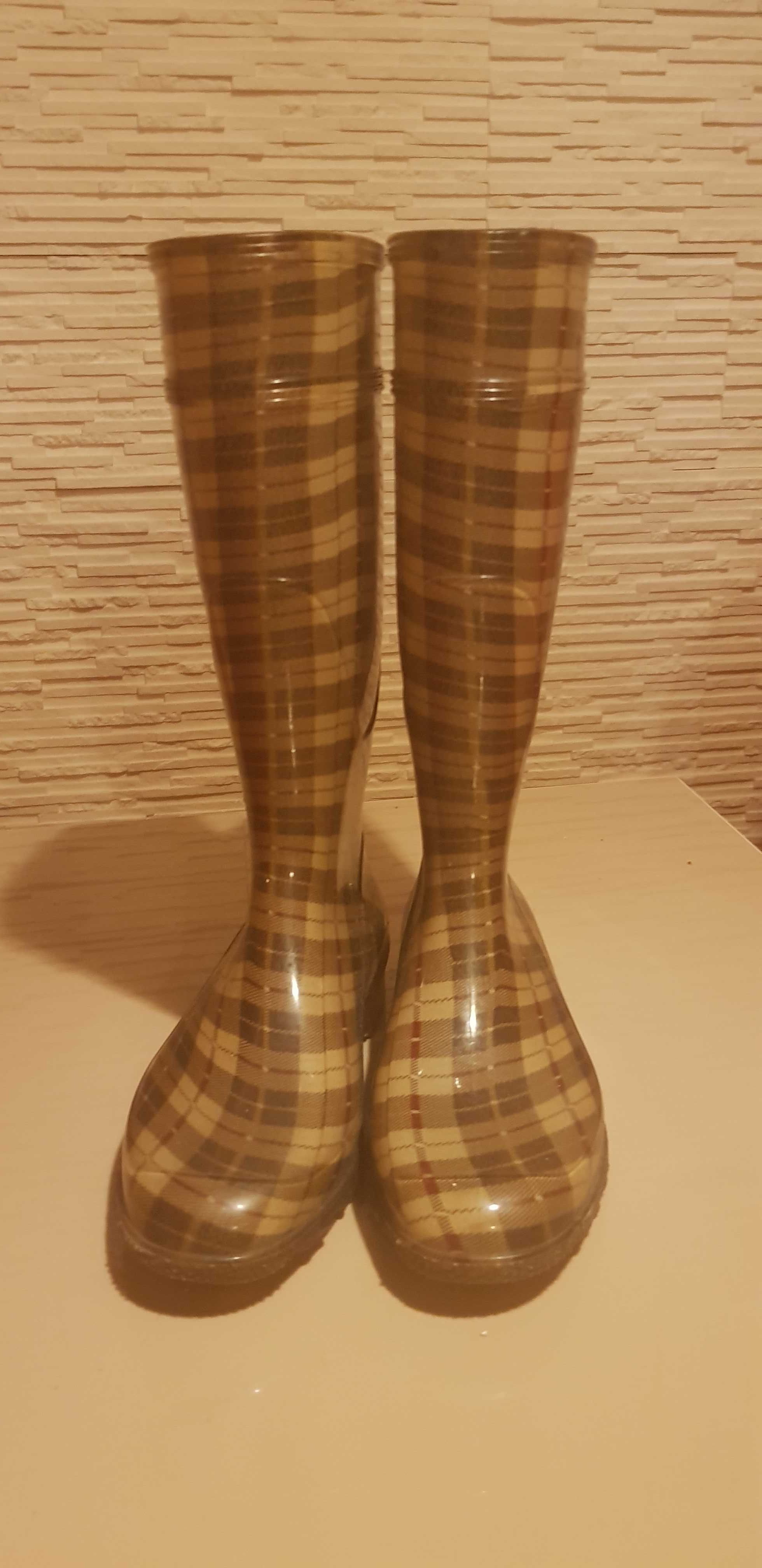 Kalosze gumowce G&G burberry