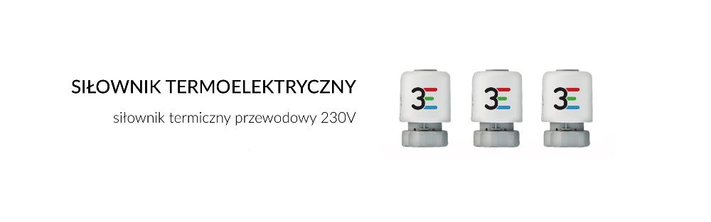 Siłownik termoelektryczny 3thermo przewodowy