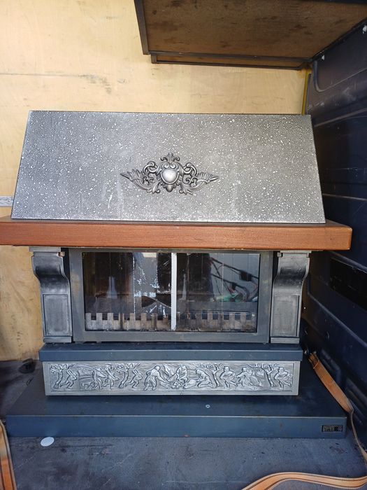 Чугунный камин.Буржуйка