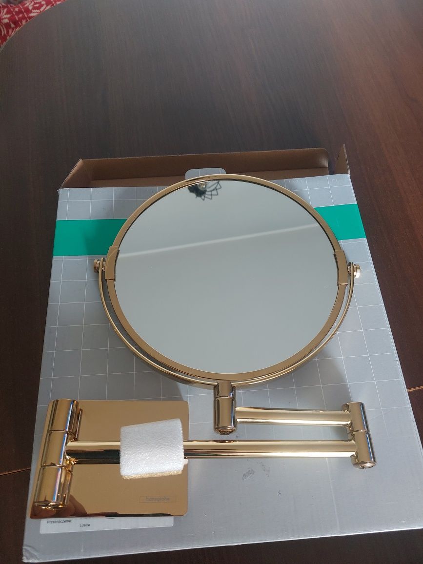 Lusterko kosmetyczne hansgrohe ścienne