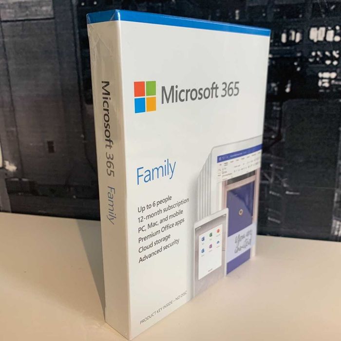 Micosoft Office 365 Family - 6 użytk. - legalne i oryginalne licencje