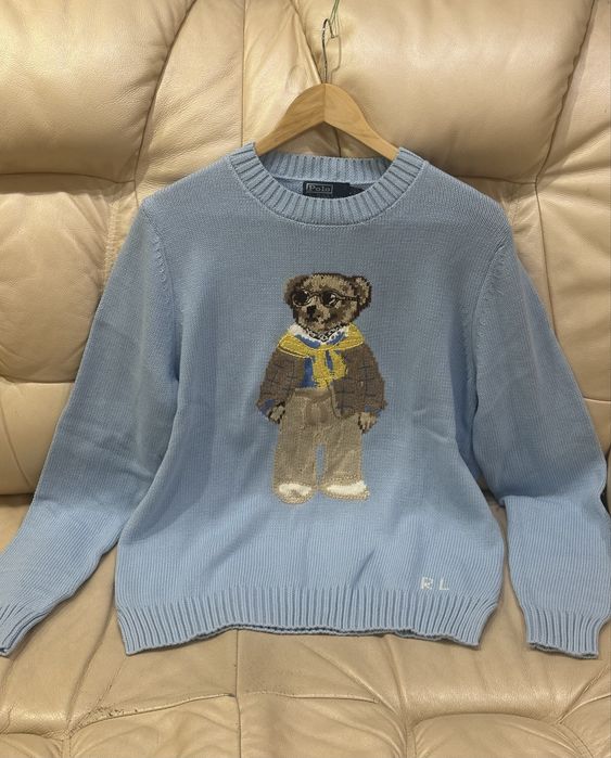 Светр свитер Polo Ralph Lauren з ведмедиком розміри С,М,Л