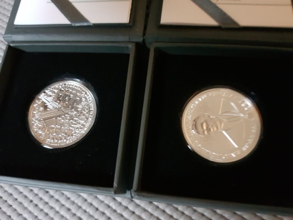 Srebrne monety 10-złotowe wydane w roku 2019