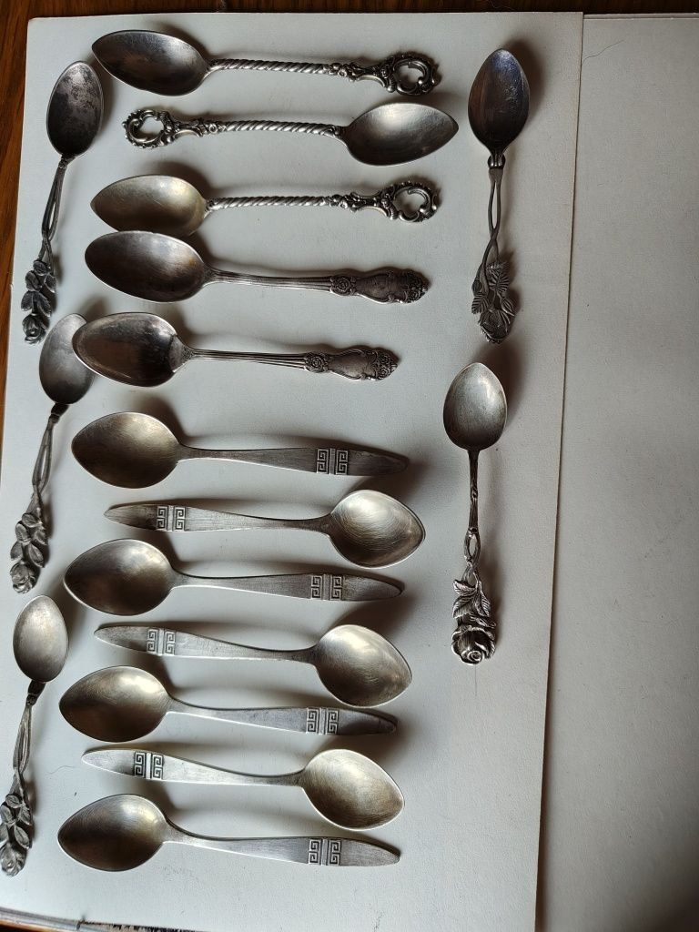Серебряные кофейные, чайные ложки