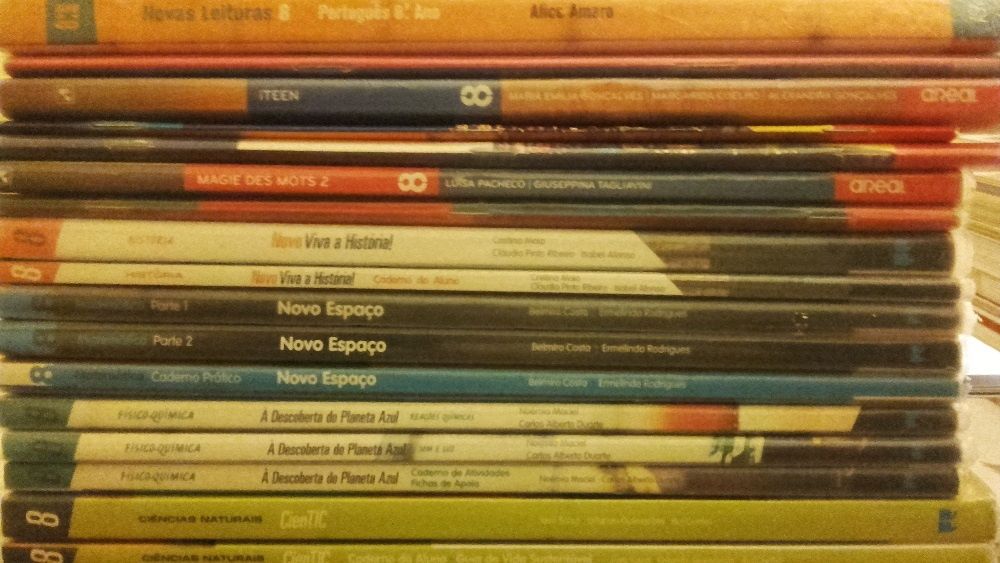 Livros Escolares 8º Ano (Conjunto 2)