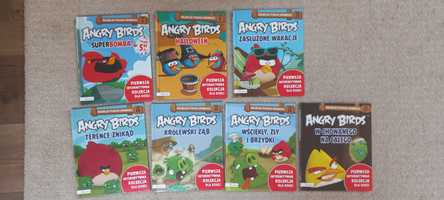 Książki z kolekcji ANGRY BIRDS nr 1, 5, 23, 24, 25, 26, 27