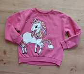 Bluza dresowa jednorożec h&m 122/128 hm róż