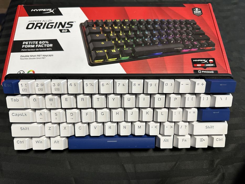 Клавиатура проводная игровая HyperX Alloy Origins 60 HX Red RGB