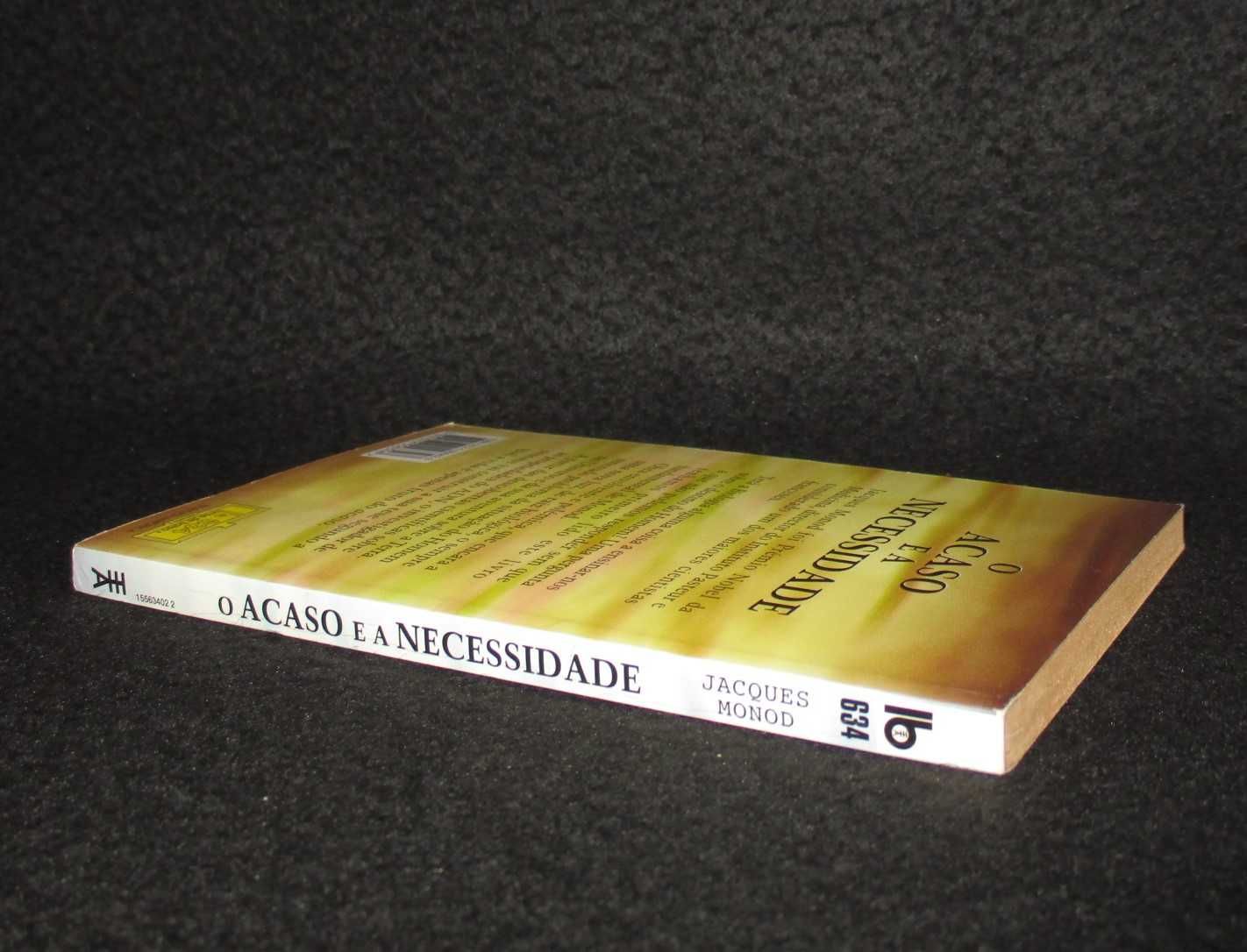 Livro O Acaso e a Necessidade Jacques Monod