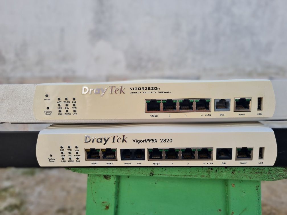 Draytek IPPBX 2820 e Vigor 2820n