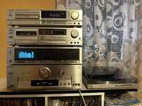 Wieża Technics—srebrna-pięć— elementów SADA8,SH-8055,SL-PG500,SL3,R355