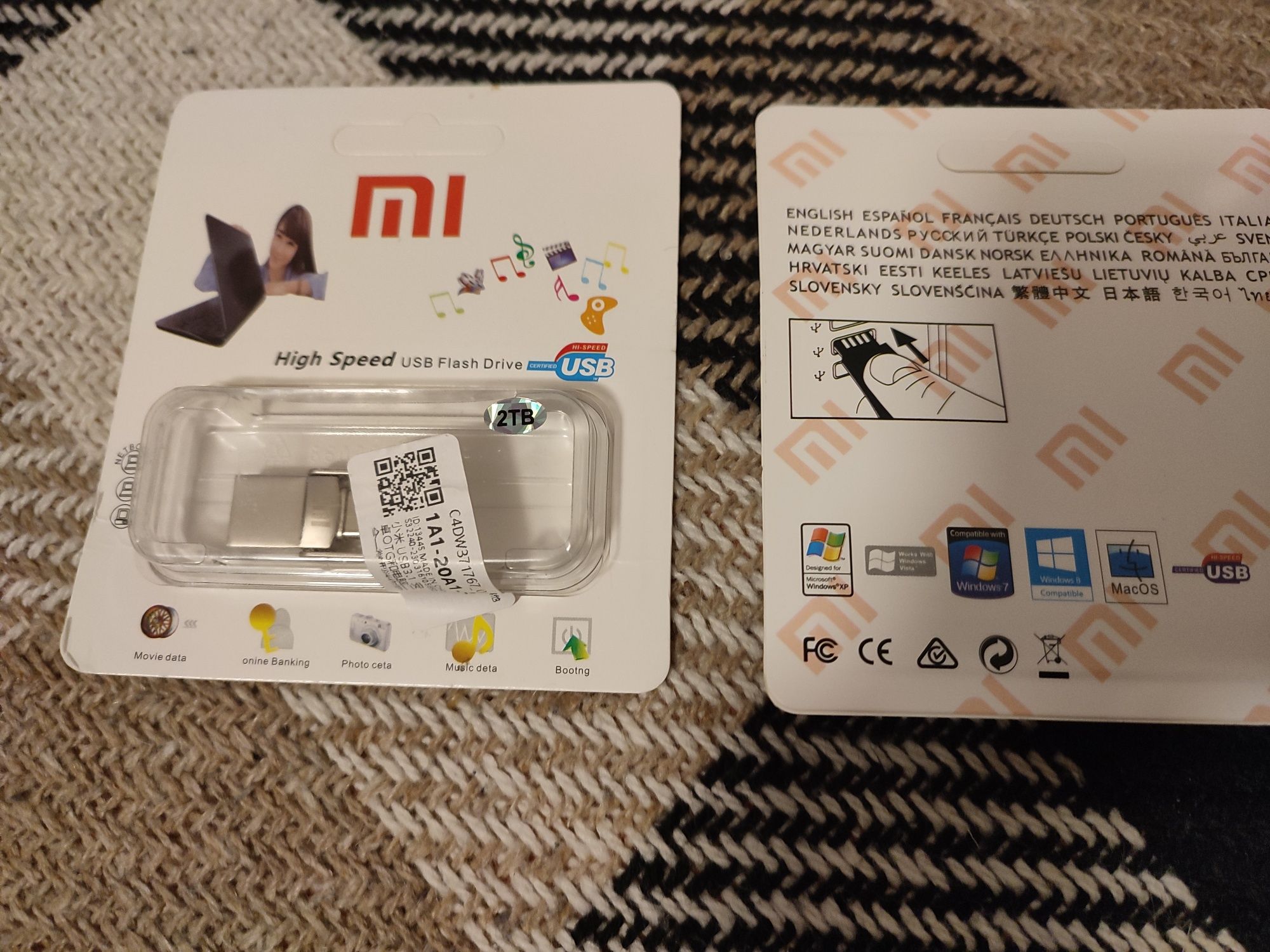 Флешка Xiaomi Type-C + USB 2 TB