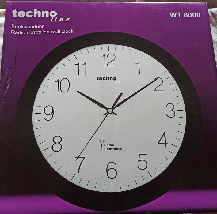 Zegar ścienny kwarcowy sterowany radiowo
