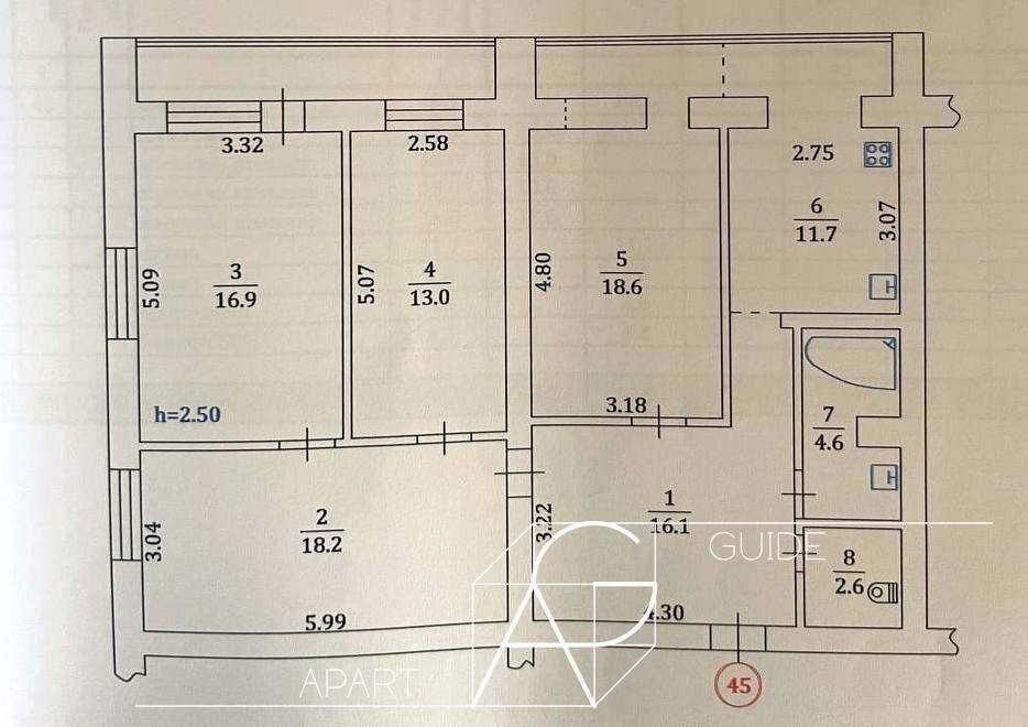 Без комісії! Продаж 4 кімнатної квартири в Солом'янському районі.