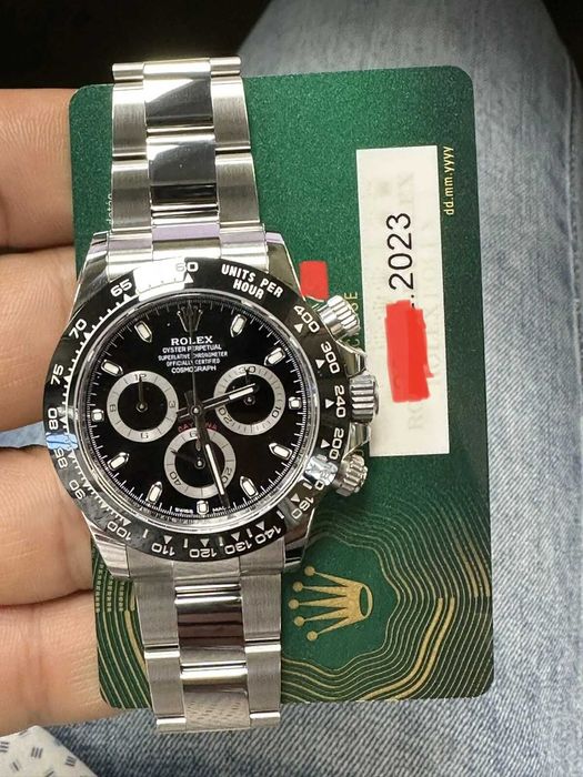 Relógio Rolex Cosmograph Daytona Homem Preto