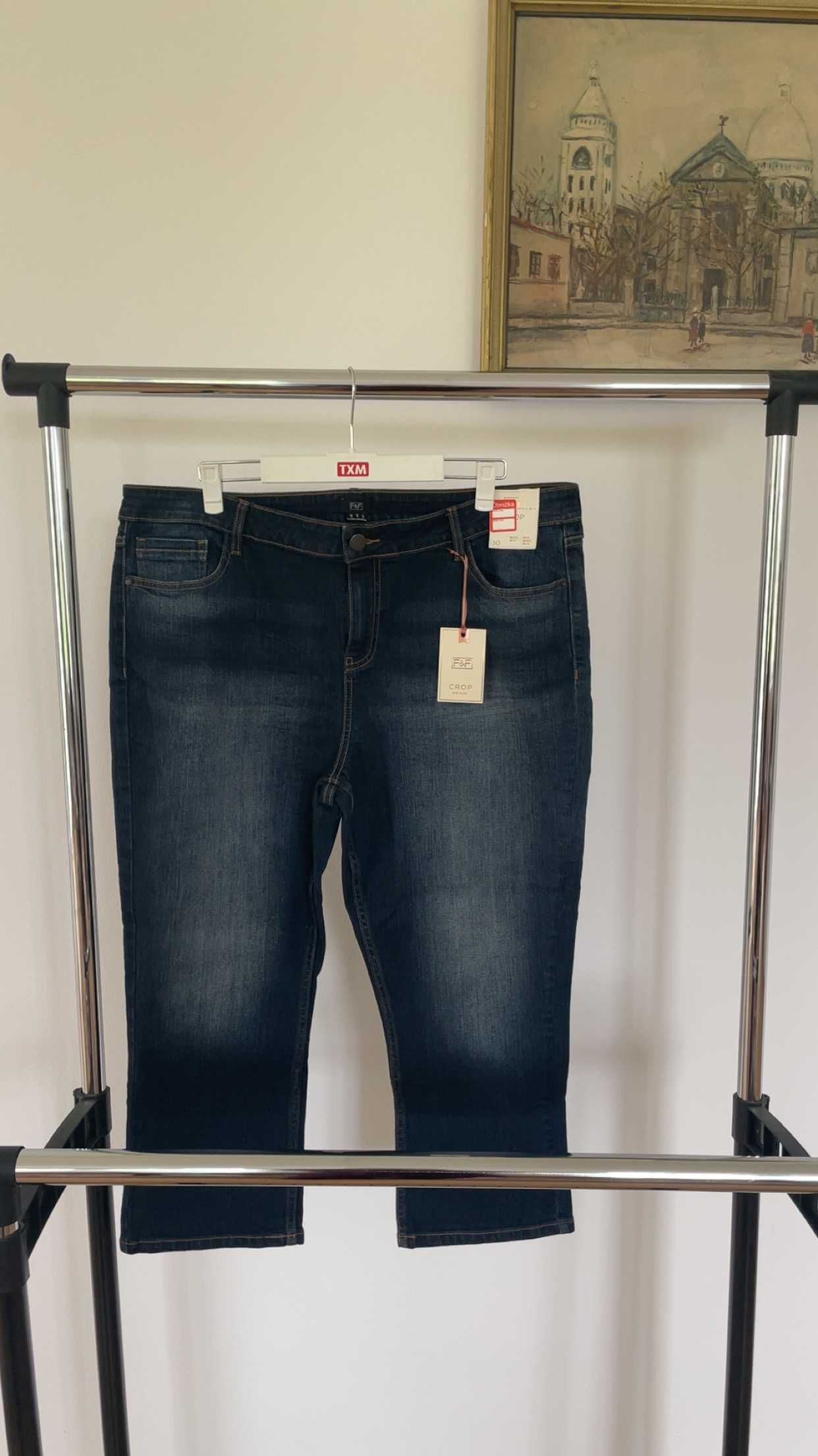 F&F jeansy damskie rozmiar 50