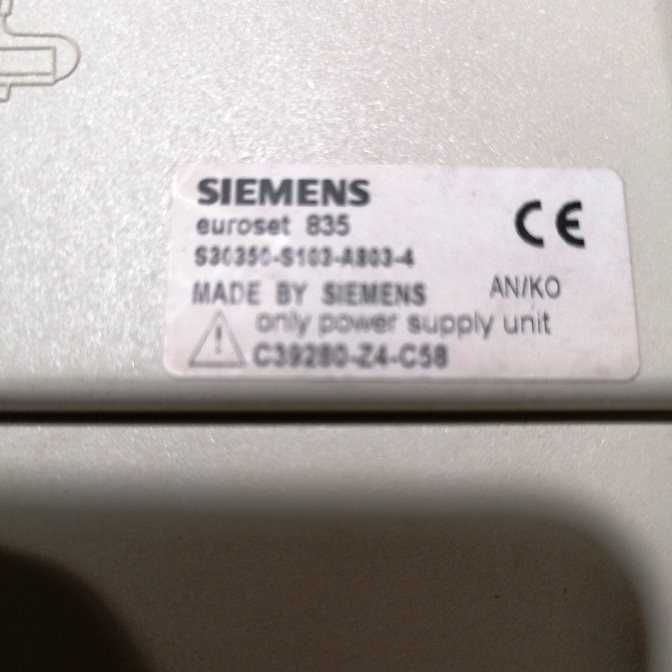 Telefone Siemens Eurosat 835