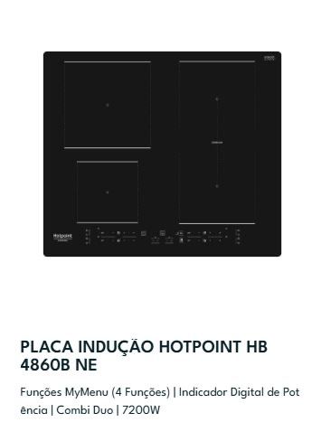 Termoacumulador forno e placa eletrico