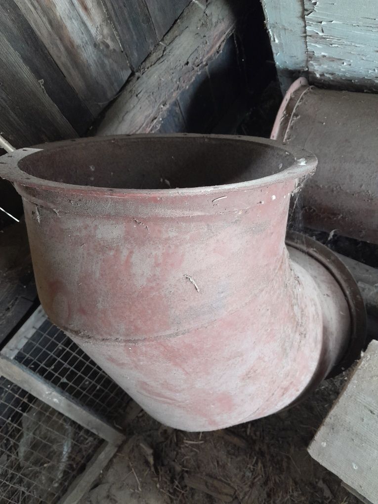 Kolano metalow 40cm+ rura ośrednicy 40 cmrura