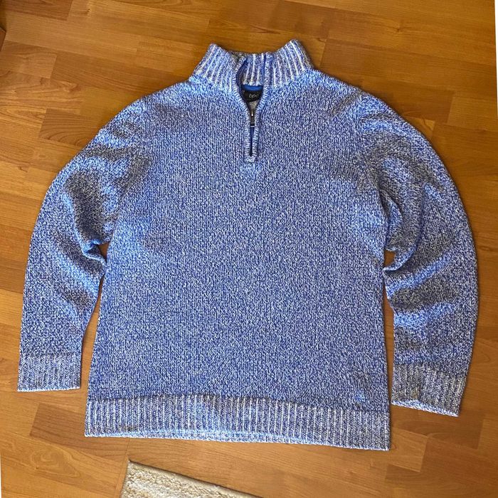 Светер 1/4 зіпка, світер, sweater, гольф синій, зіпка, худі, hoodie