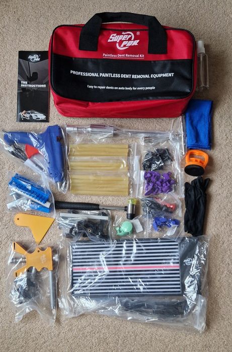 Zestaw PDR do usuwania wgnieceń wgniotek dołków w karoserii prezent