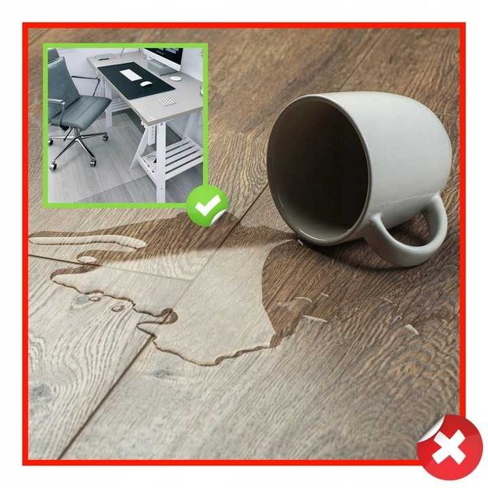 MATA OCHRONNA PODKŁADKA POD KRZESŁO fotel biurowy kwiat Różne rozmiary