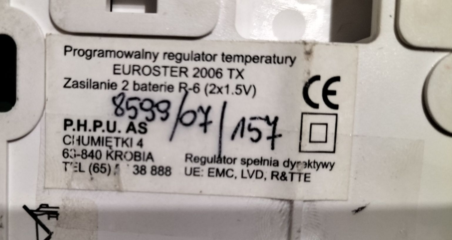 Termostat/ regulator temperatury