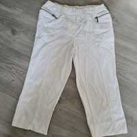 Białe spodnie na lato r L/XL