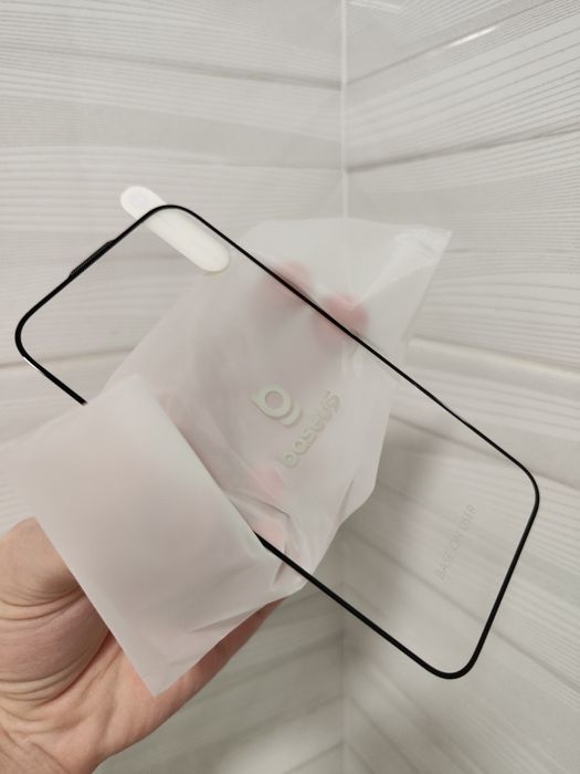 Apple iPhone 15 Pro. Baseus 2 защитных стекла. Премиум качество
