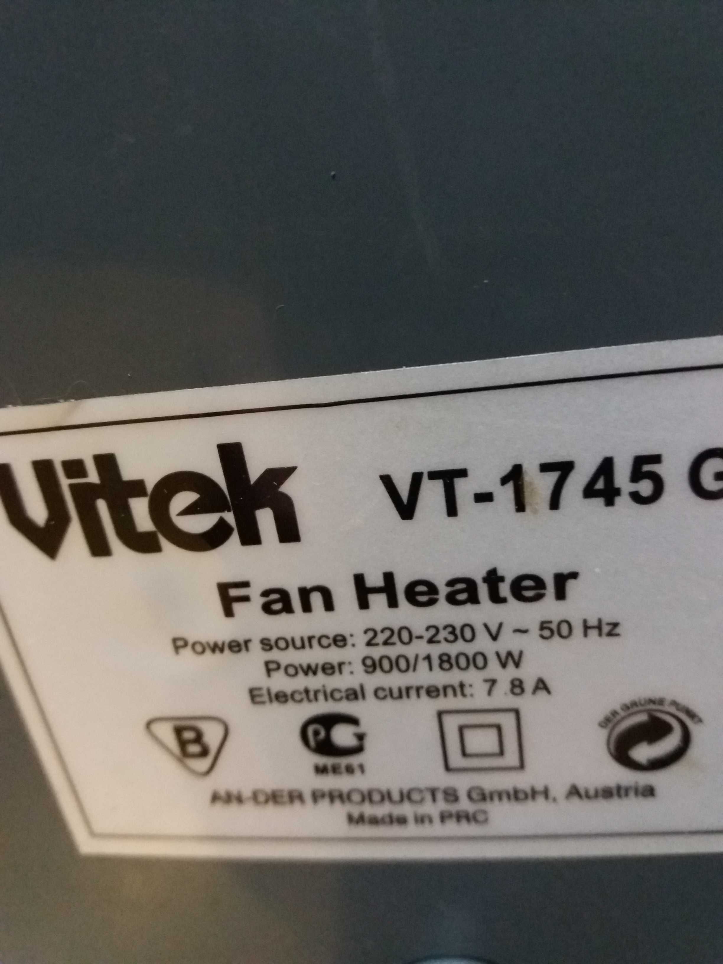 Тепловентилятор VITEK VT-1745