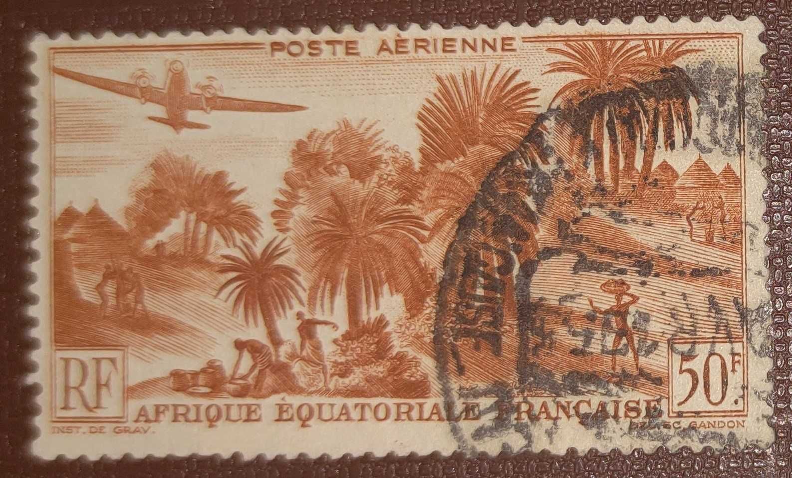 Znaczki pocztowe - Francuska Afryka Równikowa - Mi 281
