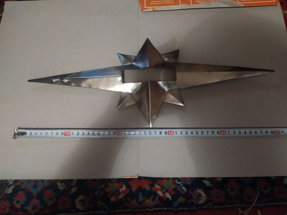 Редкая накладка восьмиконечная звезда Богородицы на автомобиль 100 грн