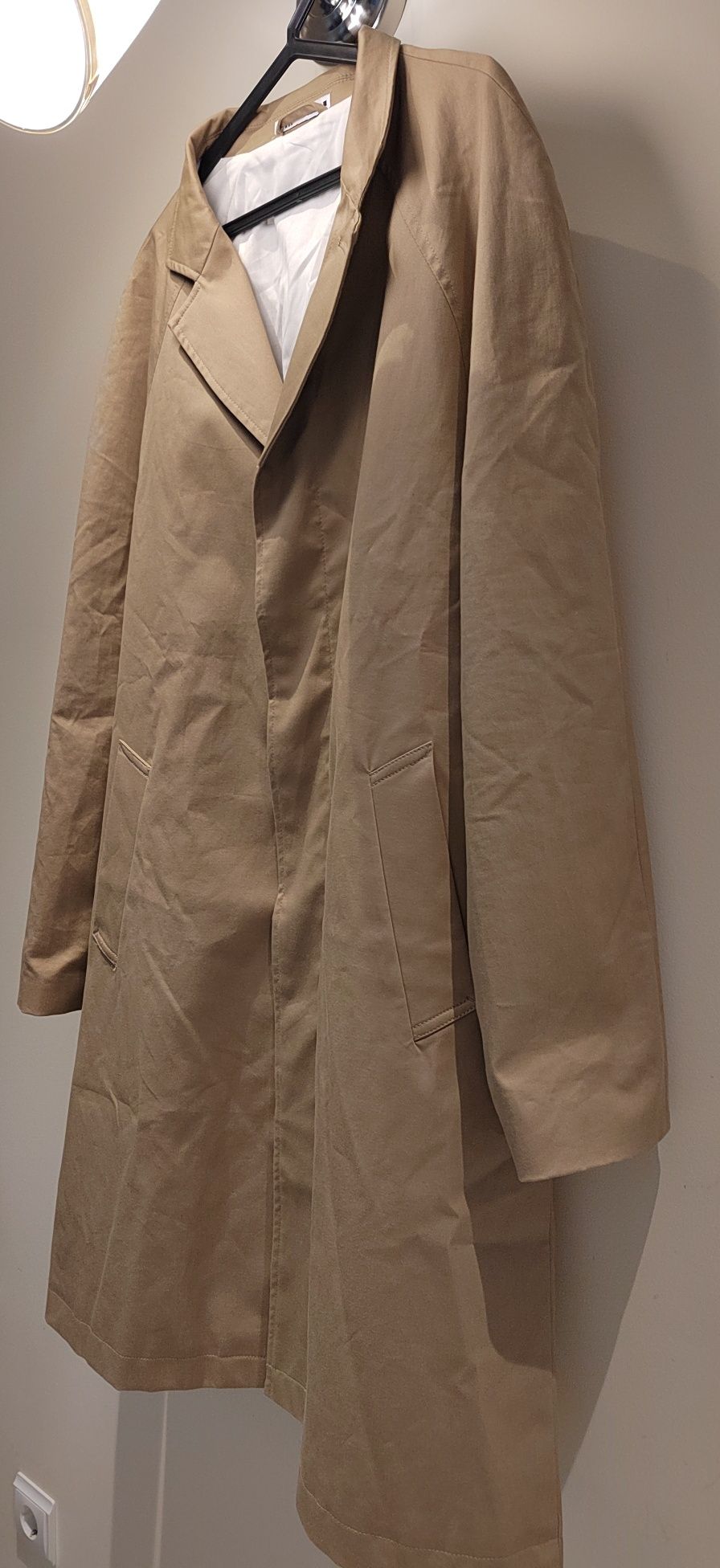 Trench gabardine Zara bege