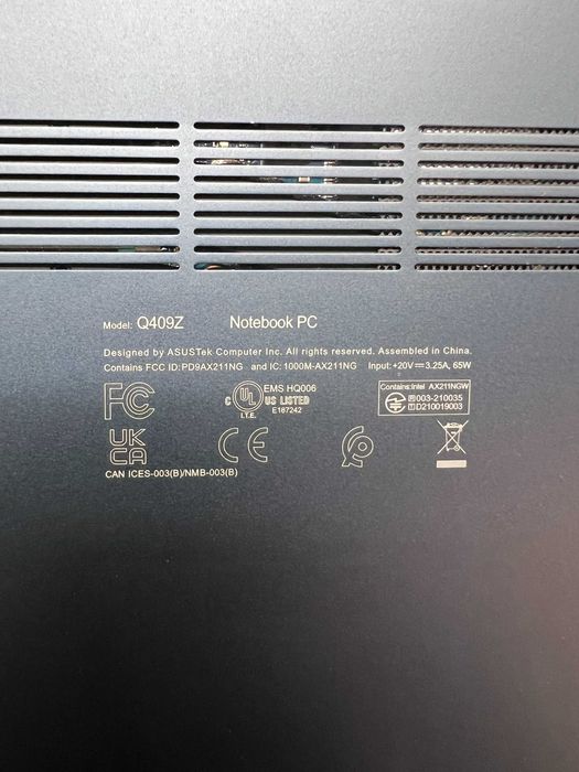 Компактний ноутбук Asus ZenBook 14" 2.8K OLED| i5-1240P|-8GB|SSD-512GB