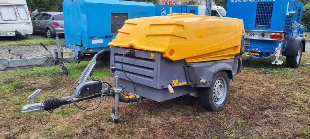 Kompresor śrubowy przewoźny Atlas Copco XAS67 3,6m3,7 bar 2015,600 mtg