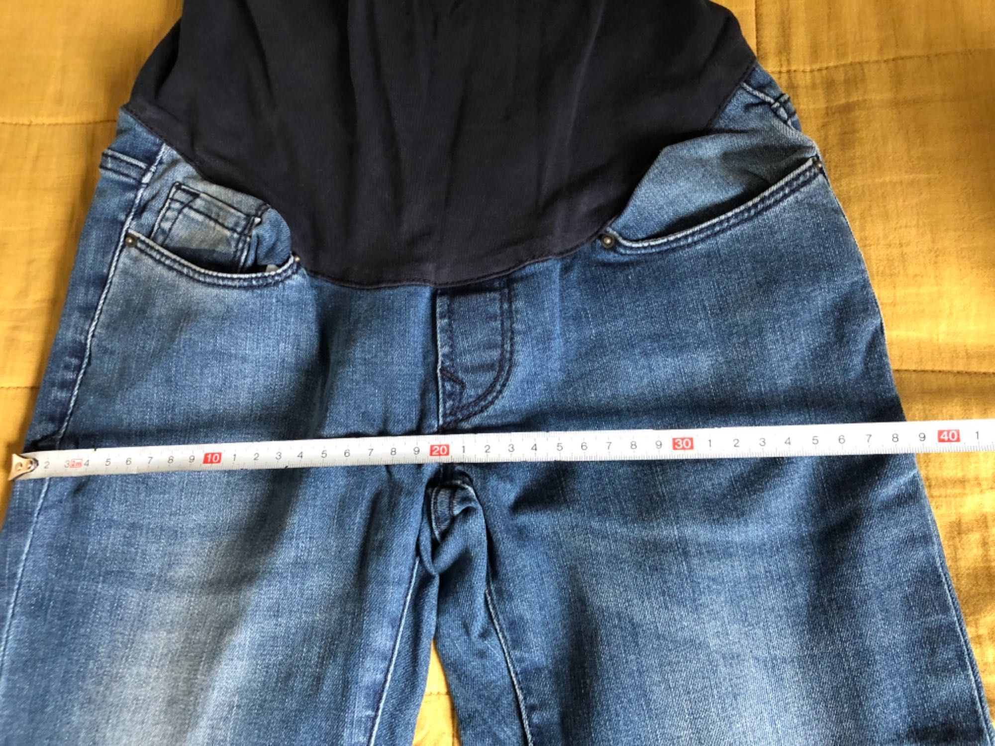 Spodnie ciążowe jeansy r. 36 stan BDB