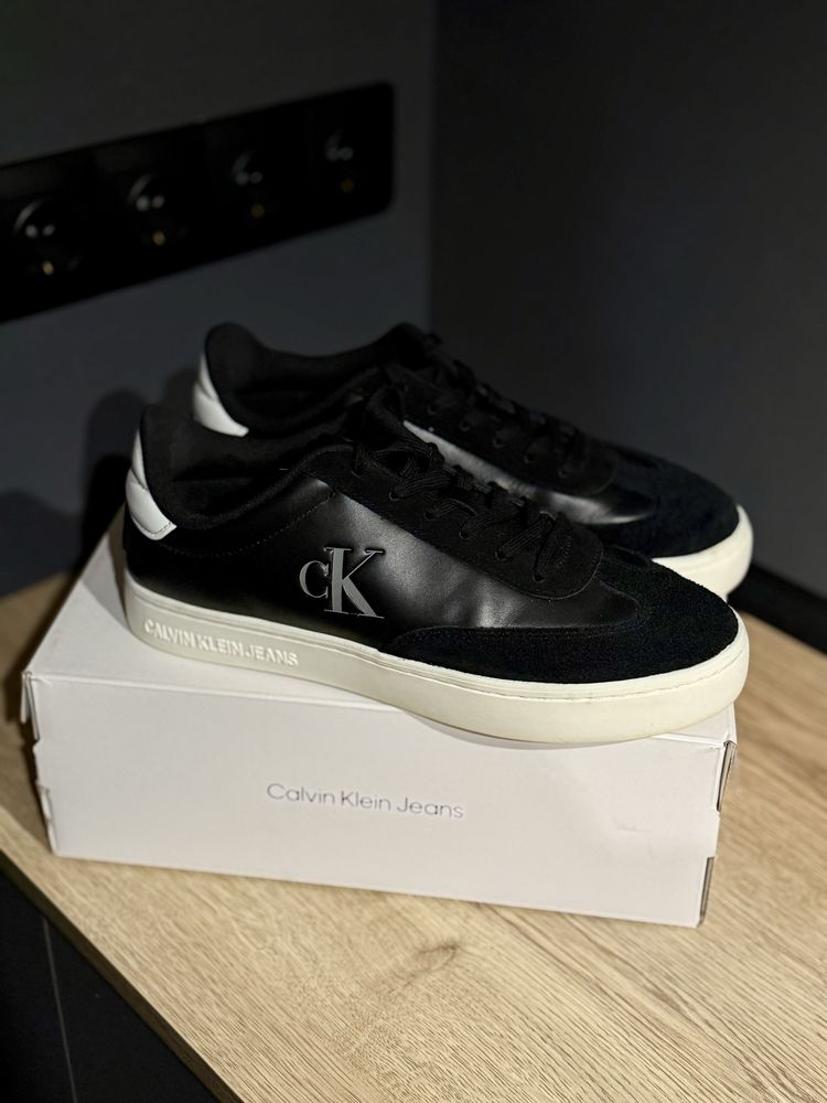Шкіряні кросівки Calvin Klein Jeans CLASSIC CUPSOLE LOW MG MIX
