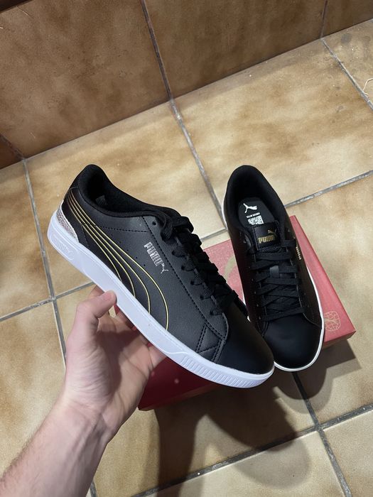 Жіночі кросівки Puma чорні кеди класичні нові оригінал casual пума