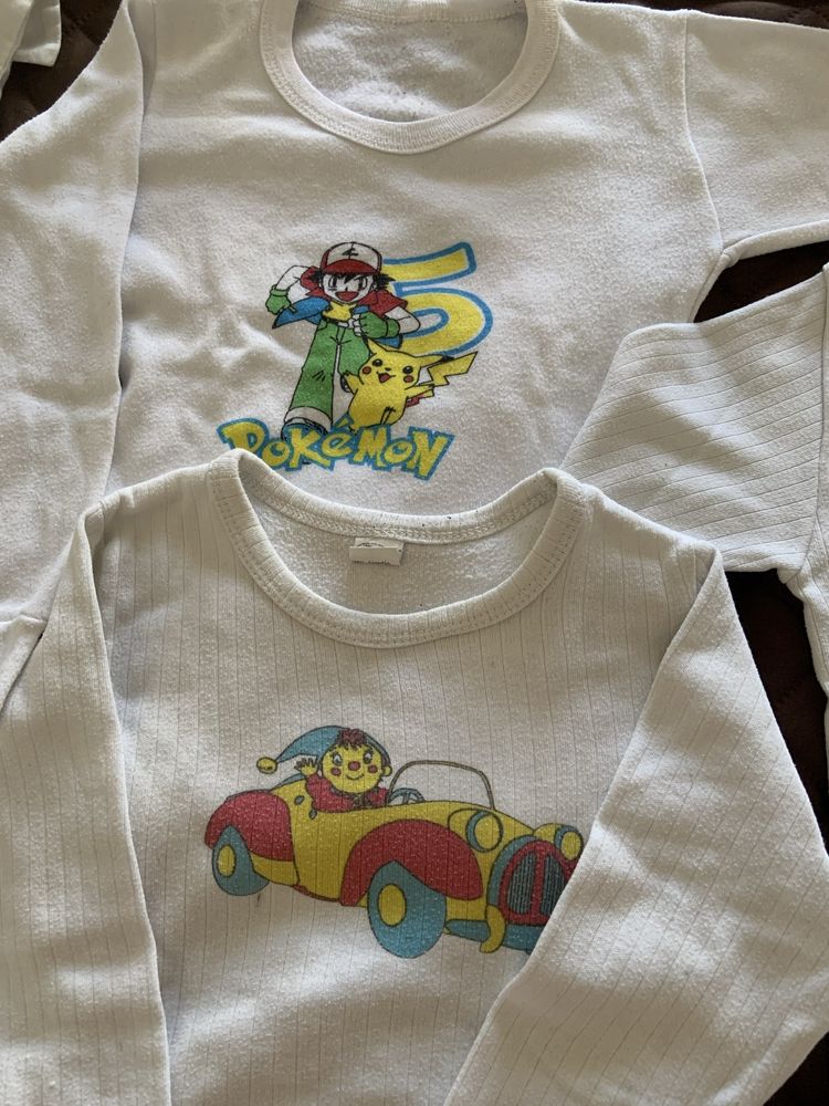 Conjunto de 5 camisolas interiores menino 4 anos