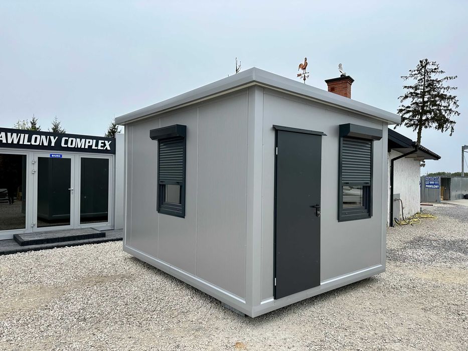 Pawilon Kontener z płyty PIR PRODUCENT Domek całoroczny Magazyn garaż